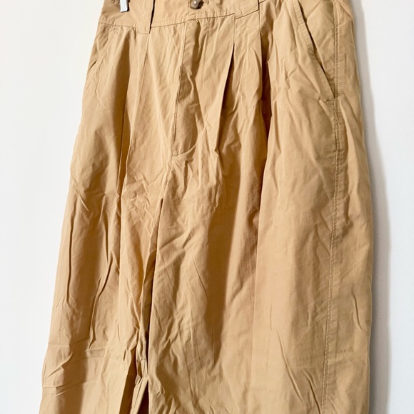 Madewell Pleated Pull-On Balloon Pants Desert Dune Size 12 - Picture 8 of 15